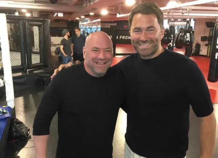 Don't let the smiles fool you: Zuffa's Dana White and Matchroom's Eddie Hearn are reviving boxing's tradition of gloves-off promoter warfare.