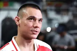 Tim Tszyu during his media workout ahead of his bout with Denis Nurja. (March 31, 2026)