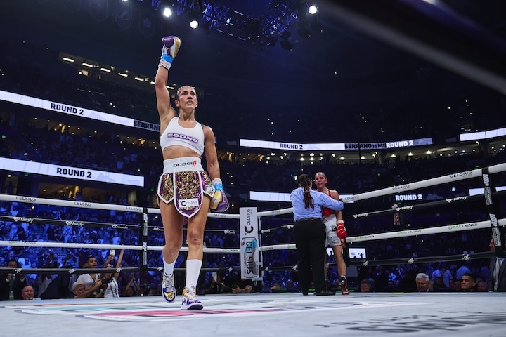Amanda Serrano outclasses Stevie Morgan to win in two - Boxing News