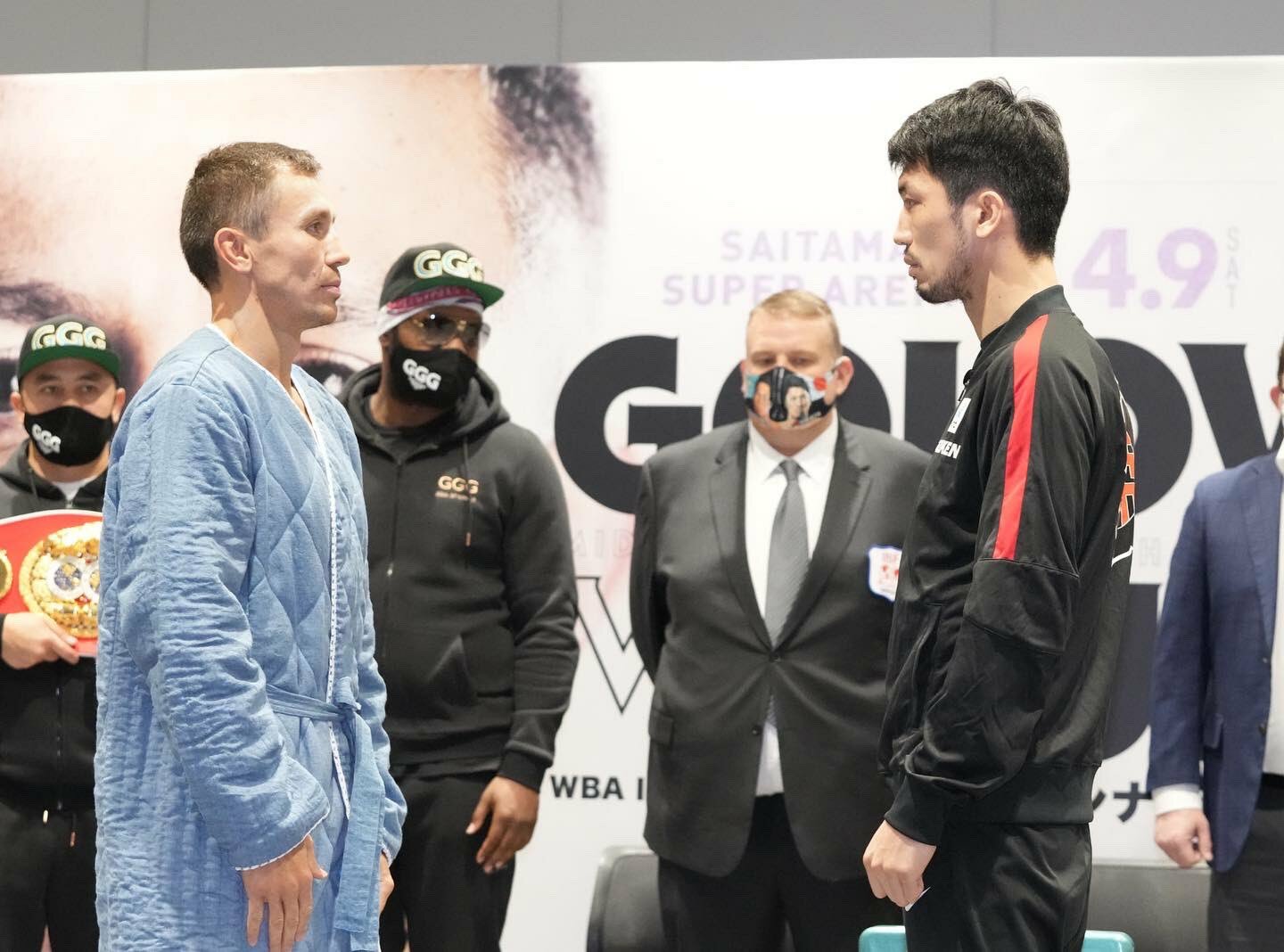 Golovkin-Murata、日本 SaitamaのDAZN Undercard体重測定結果