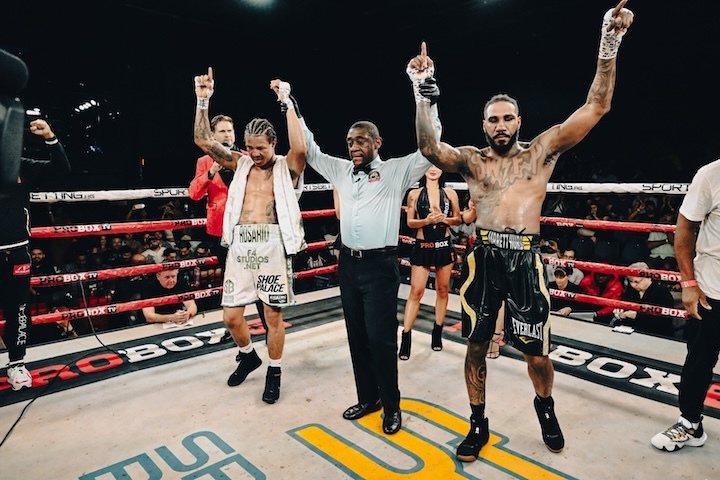 All respect after Jarrett Hurd and Jeison Rosario ends in stalemate