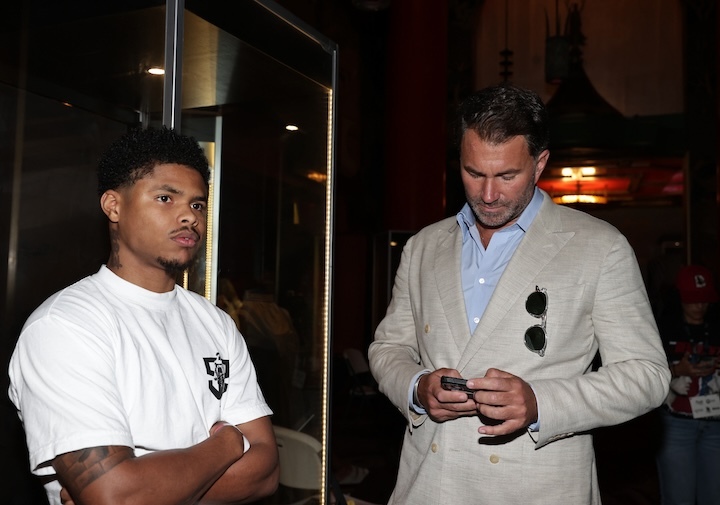 Eddie Hearn hails Floyd Schofield's quest for greatness against Shakur Stevenson