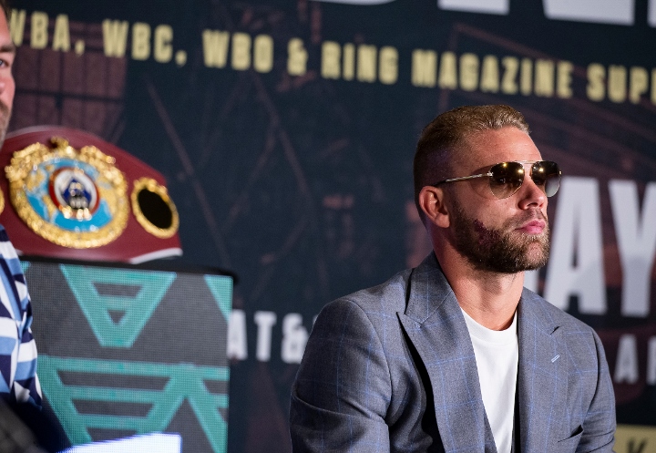 Billy Joe Saunders dice no preocuparle volver a boxear.