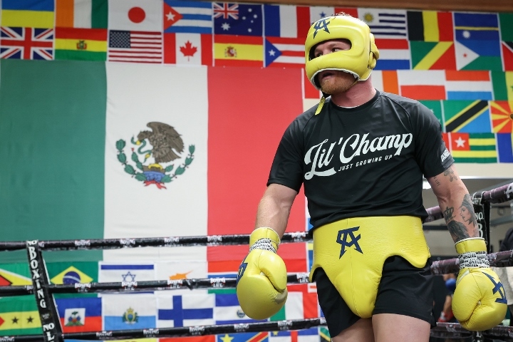 Photos: Canelo Alvarez Grinds Hard in Camp For Golovkin Trilogy Fight.