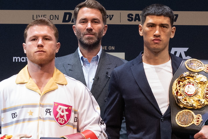 Canelo Álvarez si o si quiere el desquite ante Dmitry Bivol, aunque Eddie Hearn dice que no es requisito del mexicano el que la pelea de revancha sea en las 168 libras.