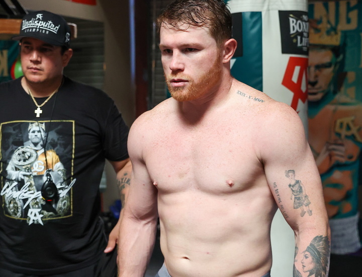 Photos: Canelo Alvarez Grinds Hard in Camp For Golovkin Trilogy Fight.