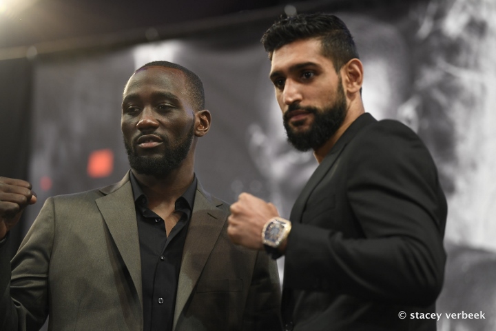 Amir Khan Warns Crawford To Avoid Making The Same Mistake of Moving Up To Fight Canelo