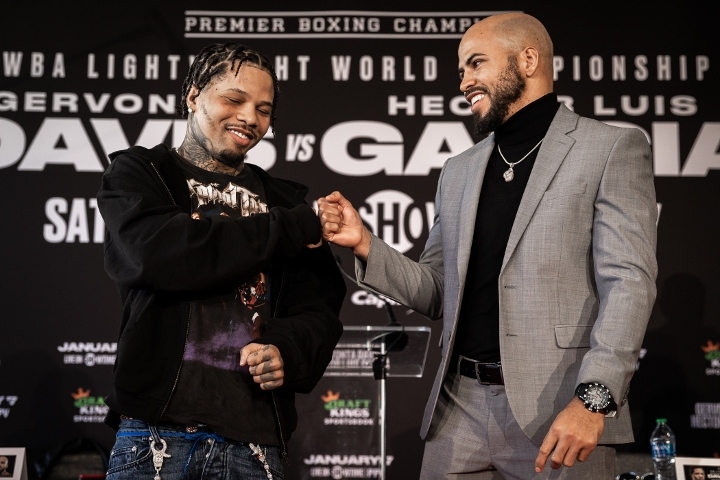 Photos: Gervonta Davis, Hector Luis Garcia - Face To Face at Presser - Boxing News