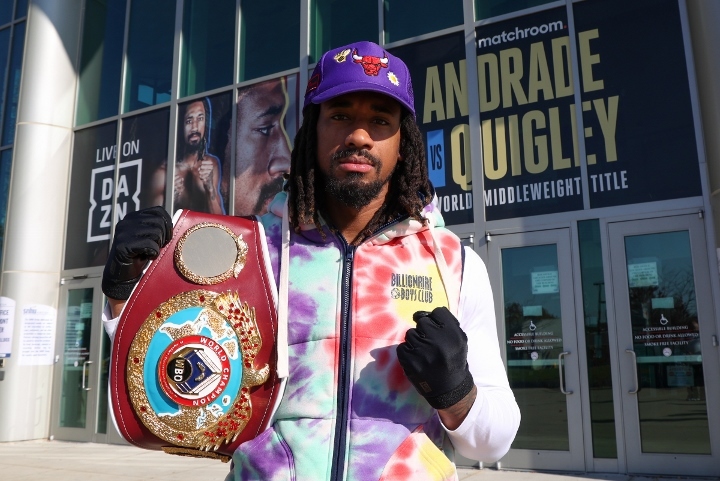 Andrade-Alimkhanuly: WBO Formally Orders Mandatory Middleweight Title Battle