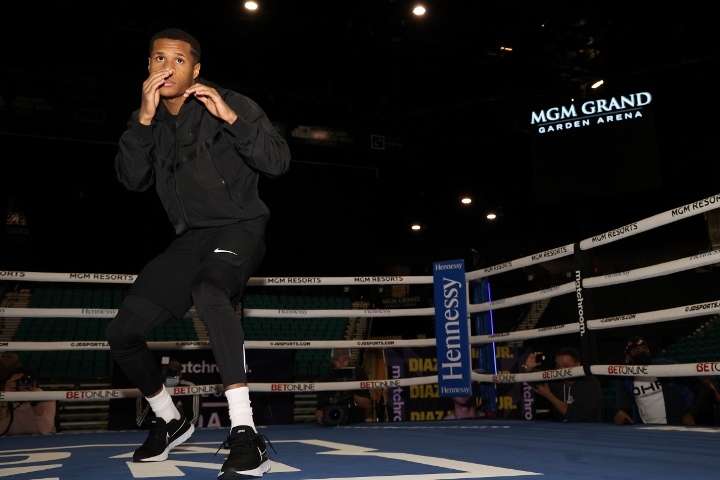 Devin Haney Is Undisputed in Louis Vuitton x Nike Boxing Shoes