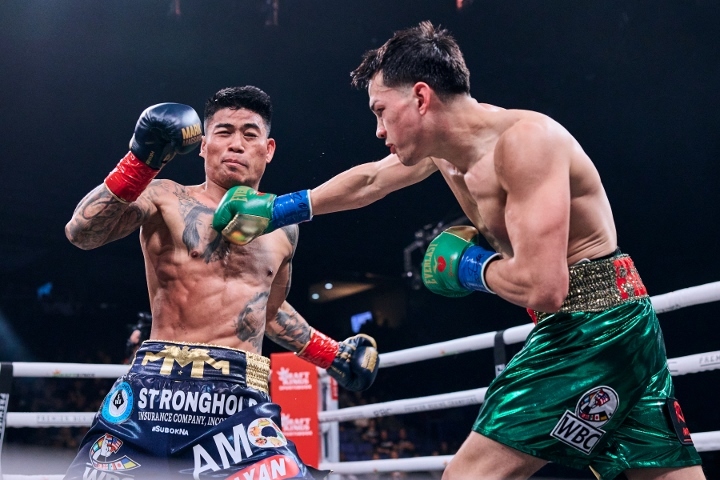 Photos: Brandon Figueroa Battles Back Mark Magsayo, Wins WBC Interim-Strap