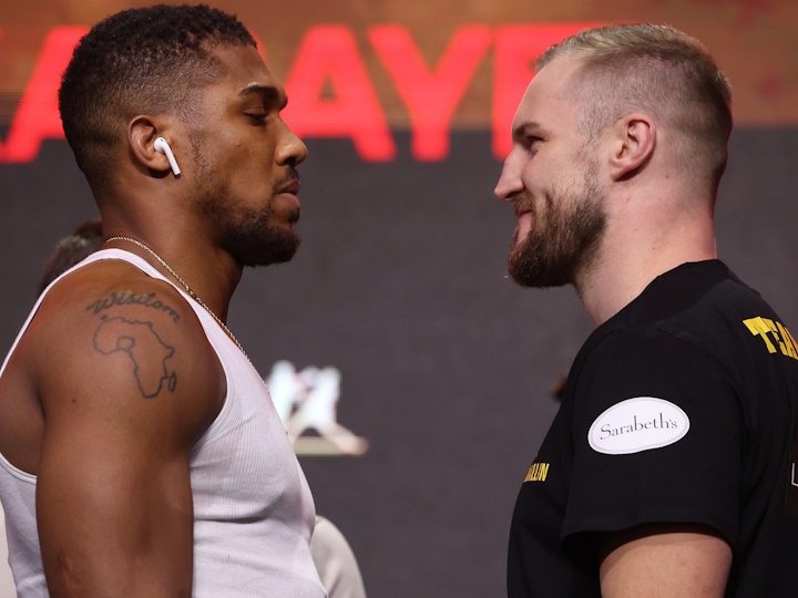 Photos Anthony Joshua, Otto Wallin Ready For Battle at 'Day of