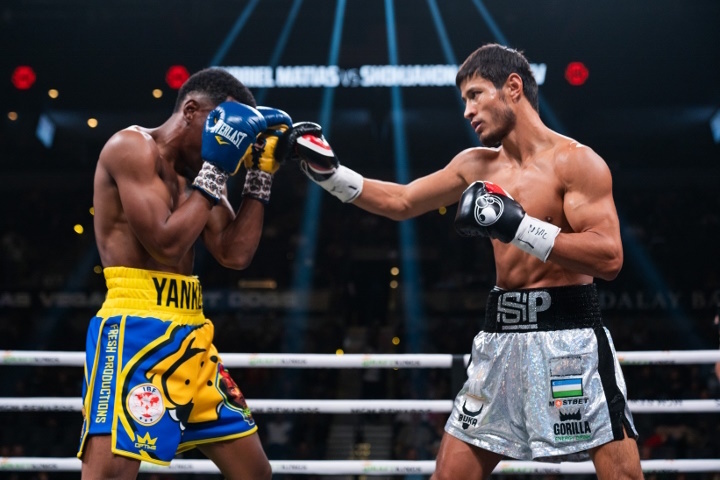 Photo of Photos: Subriel Matias Breaks Down, Stops Shohjahon Ergashev in Six