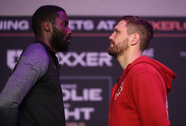 Photo of Photos: Lawrence Okolie, David Light – Face To Face at Final Presser