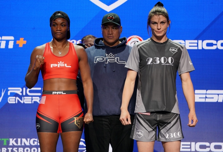 PFL 4 weigh-in resultsclash. Video