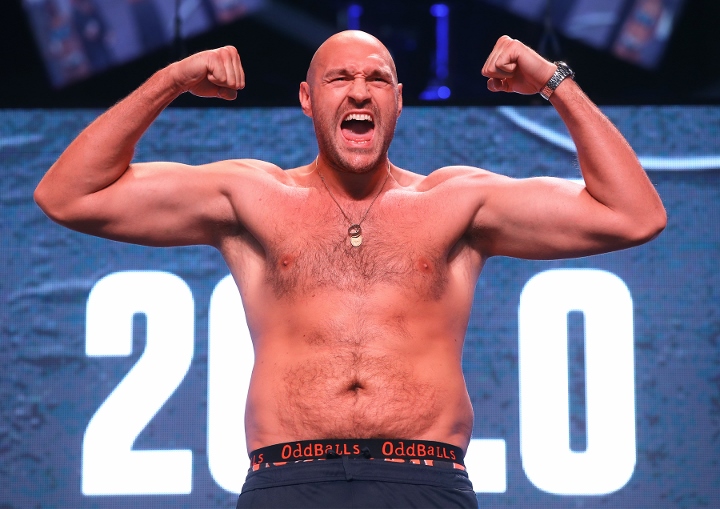 Fury I'm Gonna Try And Come In At Me Heaviest Weight For The Dillian